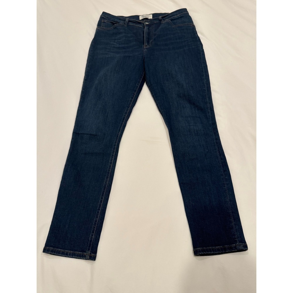 Reformation Harper Jeans Women's 30 High Rise Straight Leg Organic Cotton Denim